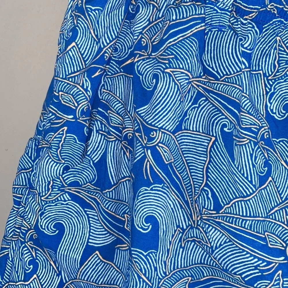 Columbia Blue Swim Trunks Quick-Dry Elastic Waist